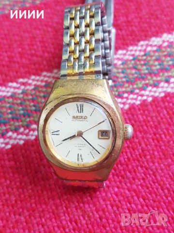 Автоматичен часовник SEIKO с позлата 