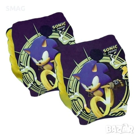 Надуваеми ръкавки сини Sonic 3-6 години 19-30кг_1234667
