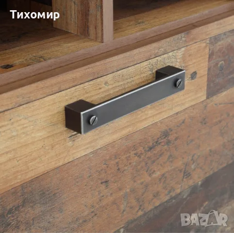 Шкаф за телевизор Retro, Винтидж, 161x64x41 см, 1 вратичка и 2 чекмеджета, снимка 4 - Скринове - 55494089