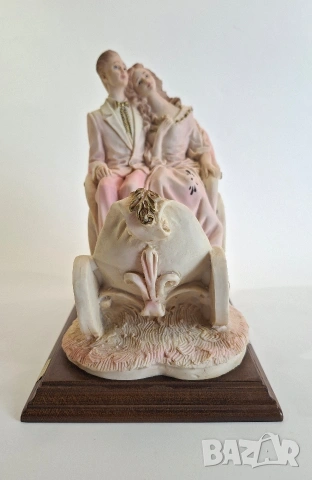 Фигура влюбена двойка в колесница - L'Arte nel Mondo, Италия, снимка 4 - Статуетки - 53964937