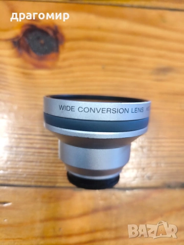 SONY WIDE CONVERSION LENS x0,7 VCL-HG0725 made in JAPAN , снимка 4 - Обективи и филтри - 54337826