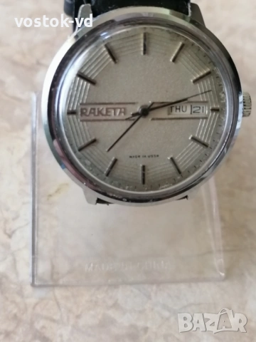 РАКЕТА-МЪЖКИ МЕХАНИЧЕН ЧАСОВНИК , снимка 3 - Антикварни и старинни предмети - 54335011