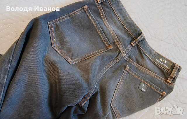 Дънки Armani Exchange като нови. Размер 27, снимка 7 - Дънки - 54755772
