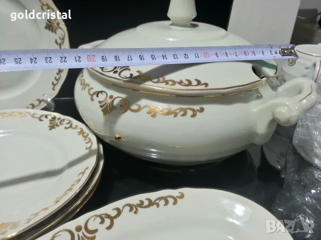 Стар български порцелан сервиз за хранене , снимка 7 - Антикварни и старинни предмети - 55417749