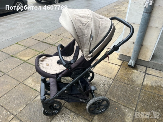 Бебешка количка 2 в 1 Riko Nesa (цвят Pearl Pink / Beige), снимка 8 - Детски колички - 54159952