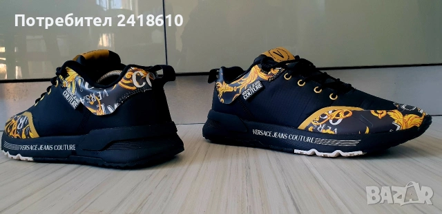 Versace Jeans Couture Mens Size 42 /27 см UK 7.5 US 8.5 ОРИГИНАЛ! Мъжки спортни - обувки !, снимка 5 - Спортно елегантни обувки - 53736668