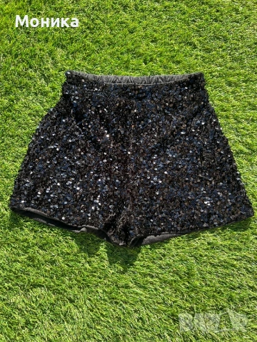 Къси панталонки с пайети