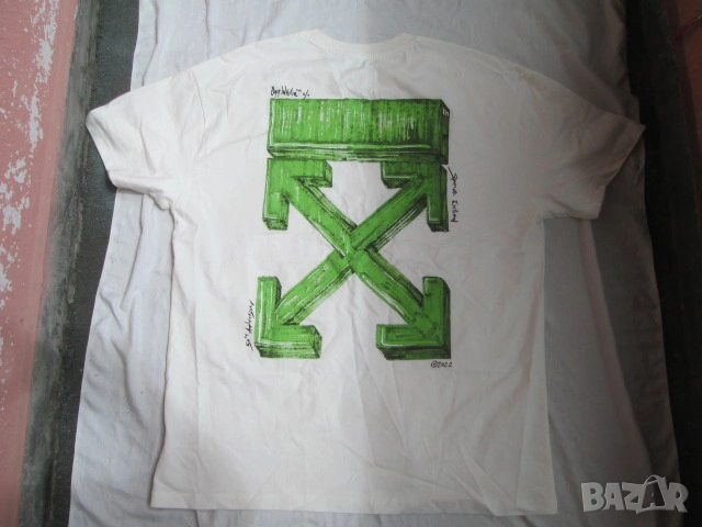 Off White маркова тениска размер XXL., снимка 4 - Тениски - 54485051