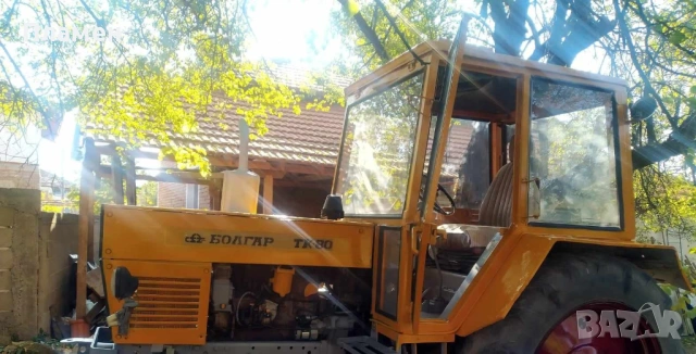 Трактор Булгар ТК-80 + инвентар (ремаркета + 2 бр. плугове) – палиш и работиш 5600 моточаса, снимка 6 - Селскостопанска техника - 54189778