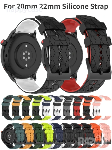 FOOTBALL Каишка за смарт часовник Huawei Watch/Samsung/Apple/Xiaomi/Garmin/Amazfit/Casio/Honor, снимка 7 - Каишки за часовници - 47893206