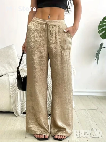 Дамски панталон - златист