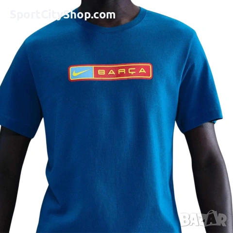 Мъжка тениска Nike F.C. Barcelona HJ3925-431, снимка 5 - Тениски - 54777786