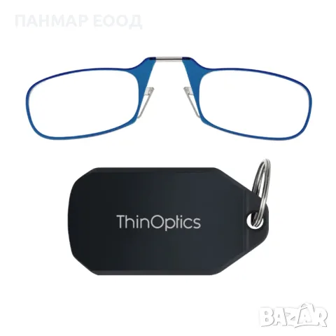 Компактни диоптрични очила ThinOptics с черен ключодържател, диоптри от +1.0 до +2.5, снимка 3 - Слънчеви и диоптрични очила - 55670799