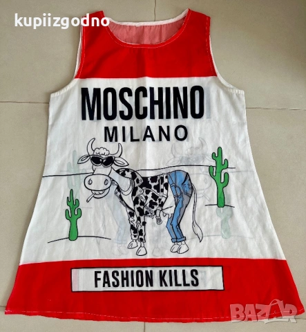 Moschino Terranova Disney Сет употребявани дрехи - тениски и рокля, снимка 4 - Тениски - 54752611