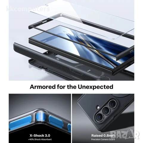 TORRAS Ostand Q3 Spin Series за Samsung Galaxy Z Fold8 Ultra Магнитен PC TPU Калъф с 360° Въртяща Ст, снимка 6 - Калъфи, кейсове - 55612817