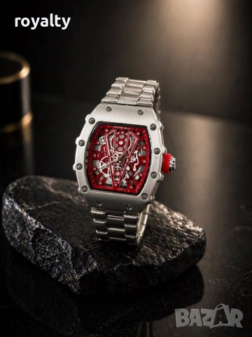 Richard Mille Нов Мъжки Часовник Кварцов Механизъм Различни Цветове , снимка 2 - Мъжки - 54430261