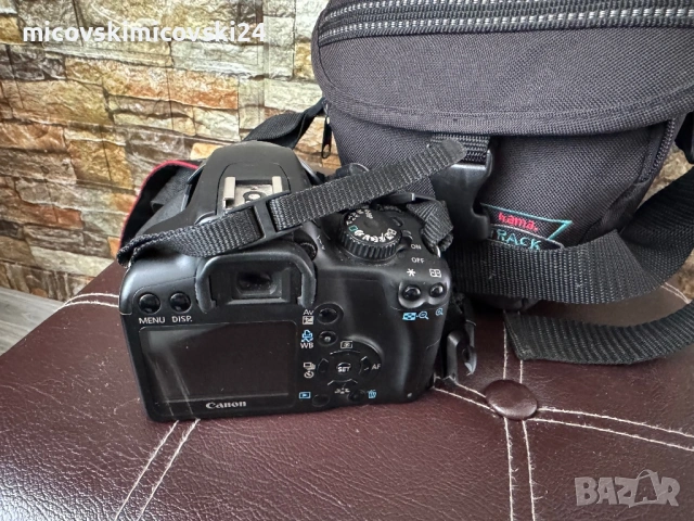 Фотоапарат Canon eos 1000D + обектив, снимка 6 - Фотоапарати - 54669308