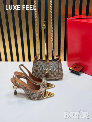 Gucci ⚜️Prada ⚜️Yves Saint Laurent ⚜️ Дамски Сандали 36-41н , снимка 16 - Сандали - 55251844
