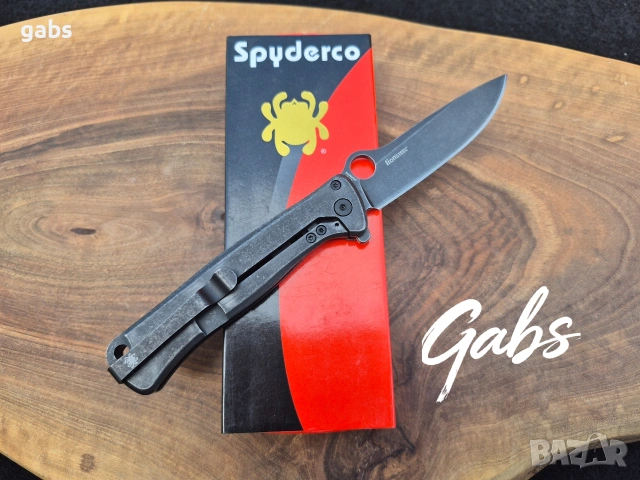 Сгъваем нож Spyderco/Lion Steel Slym C271, снимка 2 - Ножове - 54751313