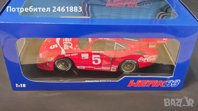 1/18 WERK83 Porsche 935 K3 колекционерска метална количка. Нова
