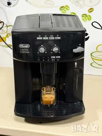 Кафемашина кафе автомат delonghi caffe cortina с гаранция, снимка 9 - Кафемашини - 55325353