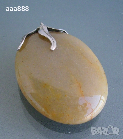 Медальон ахат и сребро , снимка 3 - Колиета, медальони, синджири - 55010236