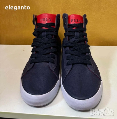 Оригинални мъжки обувки Polo Ralph Lauren Harvey Canvas High , 41 размер, снимка 5 - Ежедневни обувки - 54456651