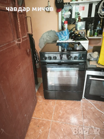Черна свободно стояща печка Gorenje , снимка 15 - Печки, фурни - 54720366