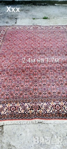 Ръчно тъкан вълнен персийски килим.Ирански.Топ качество за ценители.