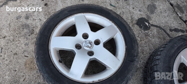 Алуминиеви джанти 15 Peugeot 207 6Jx15 , снимка 4 - Гуми и джанти - 55188029