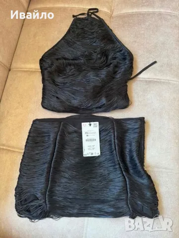 Черен сет zara зара, снимка 2 - Комплекти - 55513917
