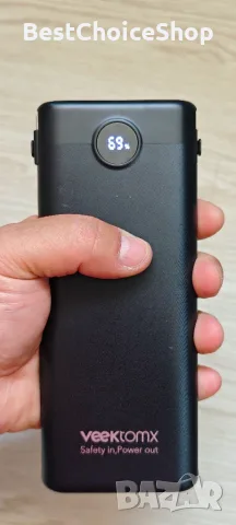 power bank VEEKTOMX 30000mAh, 22.5W – модел VT302, снимка 2 - Външни батерии - 55416260