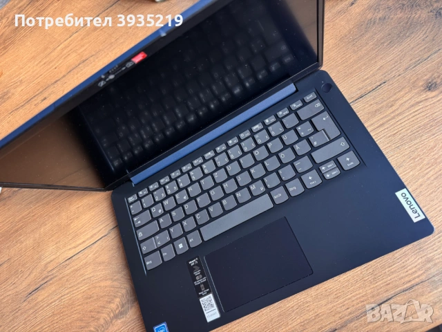 Lenovo IdeaPad Slim 1 | Intel Celeron N4020 | 4GB RAM | 128GB SSD | Windows 11 | Ползван 3 месеца | 