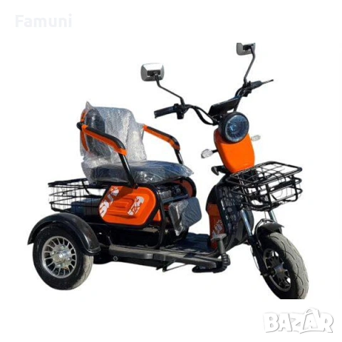 Електрическа Триколка X1 1800W, снимка 5 - Мотоциклети и мототехника - 54144767