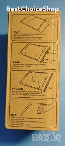 10 броя вакумни чанти за съхранение с безжична презареждаща се помпа, снимка 3 - Други стоки за дома - 54014723