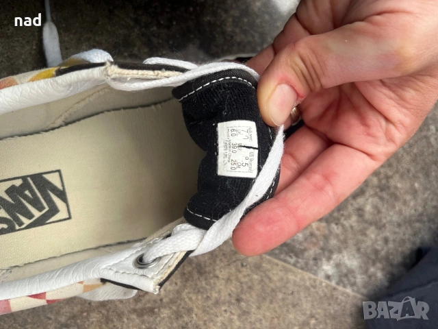 Vans кецове платнени , снимка 5 - Дамски ежедневни обувки - 54974371