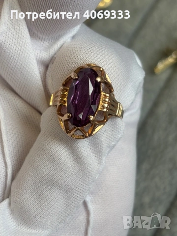 4.7 гр Уникат Руски златен пръстен 14к, снимка 2 - Пръстени - 54175529