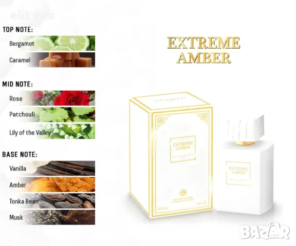 Оригинален френски парфюм Extreme Amber, снимка 5 - Унисекс парфюми - 55474487