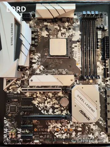 Комплект Ryzen 7 5800X3D + ASRock B450 Steel Legend