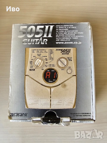 Процесор за китара Zoom 505 II, снимка 4 - Китари - 54810854