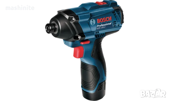 Акумулаторен винтоверт Bosch GSR 120-LI + Акумулаторен ударен гайковерт GDR 120-LI , 12V , снимка 4 - Винтоверти - 55493761