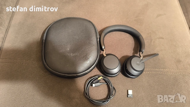 Jabra Evolve2 65 UC Stereo, Bluetooth, USB-A, Black 
