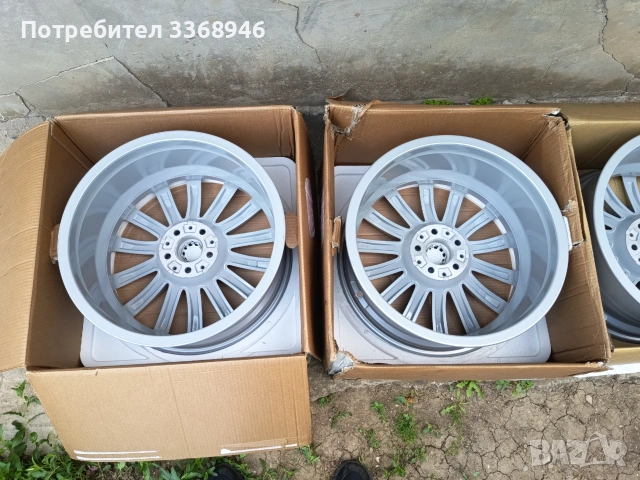 ОРИГИНАЛНИ ДЖАНТИ БМВ 19" 5Х112 BMW 5x112 спорт пакет, снимка 10 - Гуми и джанти - 55252562
