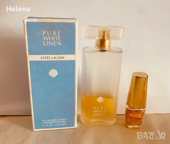 Винтидж Парфюми Estee Lauder: Pure White Linen 50ml + миниатюра Beautiful EDP