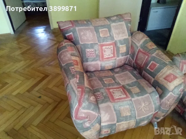 Продавам диван и фотьойли , снимка 3 - Дивани и мека мебел - 55416418