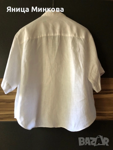 Дамска ленена риза H&M, снимка 3 - Ризи - 54810371