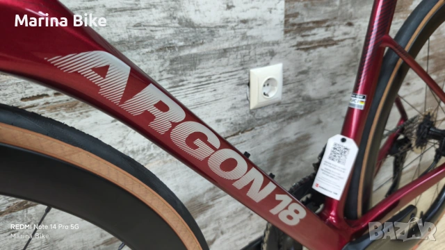 НОВ карбонов шосеен велосипед Argon 18 Sum Disc Ultegra Di2 Hunt Aerodynamycist | S, снимка 14 - Велосипеди - 54802365