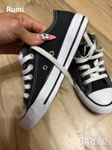 Оригинални черни кецове Converse ! 37 н, снимка 2 - Кецове - 52188287