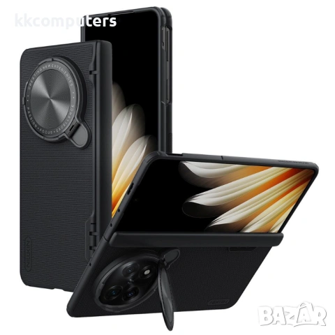 Калъф за Oppo Find N5 5G NILLKIN Super Frosted Shield Prop MagSafe с Капак за Камерата и Протектор –