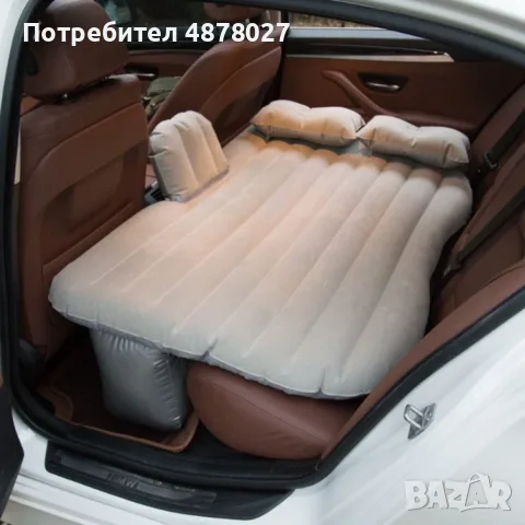 Удобен надуваем матрак (легло), приспособен  за спане в  автомобил AUTO BED, снимка 13 - Аксесоари и консумативи - 55449121